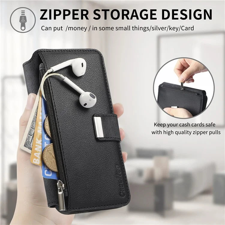 CASENEO MW-02 For Xiaomi Redmi 13C 4G / Poco C65 4G Leather Case Detachable Magnetic Phone Cover