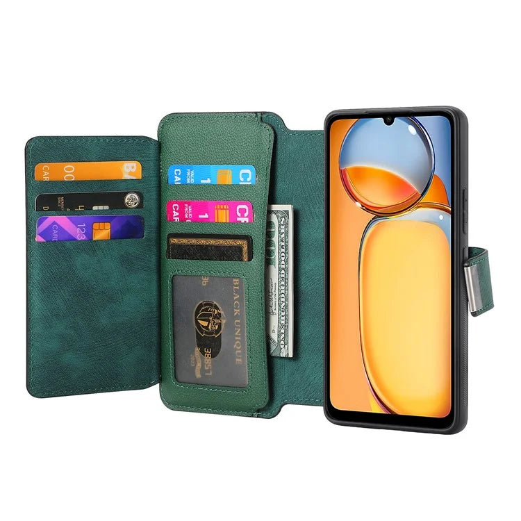 CASENEO MW-02 For Xiaomi Redmi 13C 4G / Poco C65 4G Leather Case Detachable Magnetic Phone Cover