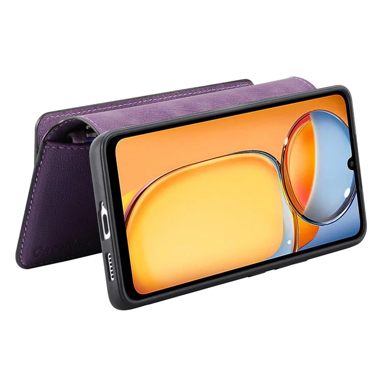CASENEO MW-02 For Xiaomi Redmi 13C 4G / Poco C65 4G Leather Case Detachable Magnetic Phone Cover