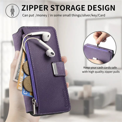 CASENEO MW-02 For Xiaomi Redmi 13C 4G / Poco C65 4G Leather Case Detachable Magnetic Phone Cover