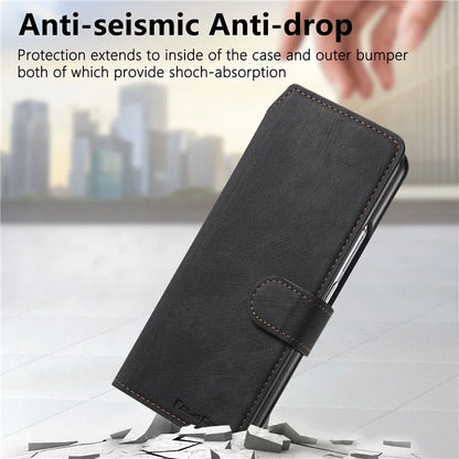 CASENEO MW-03 For Samsung Galaxy Z Fold6 5G Case Leather 2-in-1 Magnetic Detachable Wallet Phone Cover