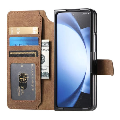 CASENEO MW-03 For Samsung Galaxy Z Fold6 5G Case Leather 2-in-1 Magnetic Detachable Wallet Phone Cover