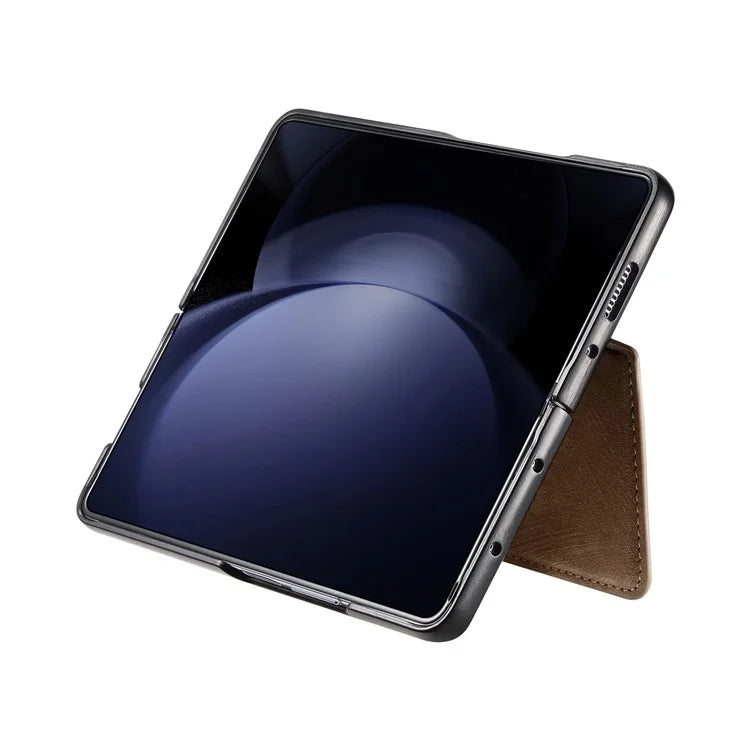 CASENEO MW-03 For Samsung Galaxy Z Fold6 5G Case Leather 2-in-1 Magnetic Detachable Wallet Phone Cover