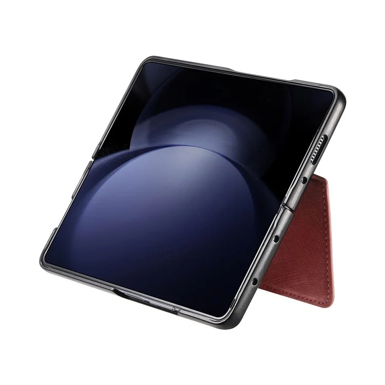 CASENEO MW-03 For Samsung Galaxy Z Fold6 5G Case Leather 2-in-1 Magnetic Detachable Wallet Phone Cover