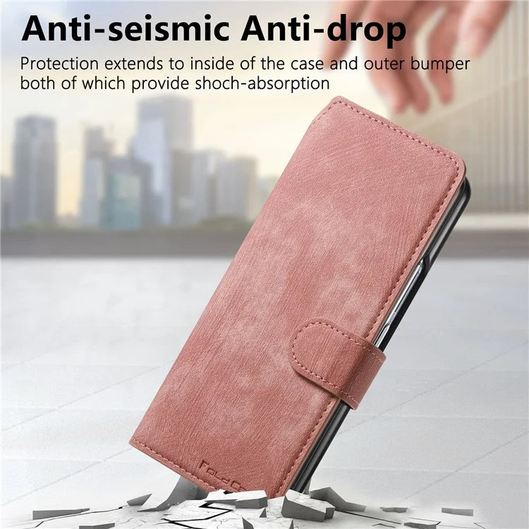 CASENEO MW-03 For Samsung Galaxy Z Fold6 5G Case Leather 2-in-1 Magnetic Detachable Wallet Phone Cover