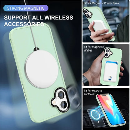 For iPhone 16 Plus Case Kickstand Back Phone Cover Compatible with MagSafe