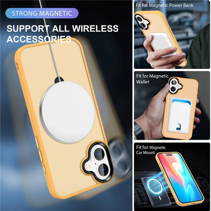 For iPhone 16 Case Compatible with MagSafe Kickstand Back Phone Cover