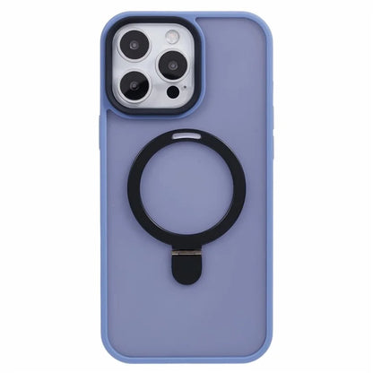 For iPhone 16 Pro Magnetic Case Kickstand TPU+PC  Phone Cover
