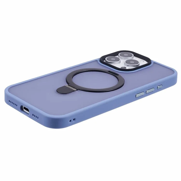 For iPhone 16 Pro Magnetic Case Kickstand TPU+PC  Phone Cover