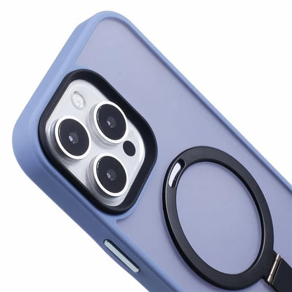For iPhone 16 Pro Magnetic Case Kickstand TPU+PC  Phone Cover