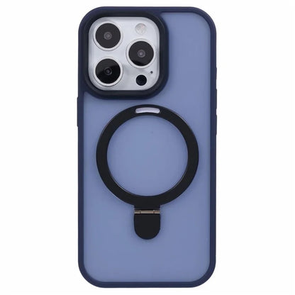 For iPhone 16 Pro Magnetic Case Kickstand TPU+PC  Phone Cover