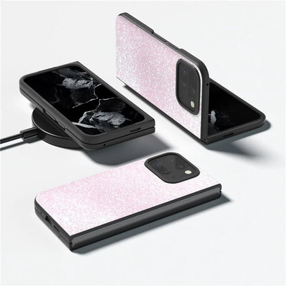For Google Pixel 9 Pro Fold 5G Case Colored Glitter Leather+PC Phone Cover
