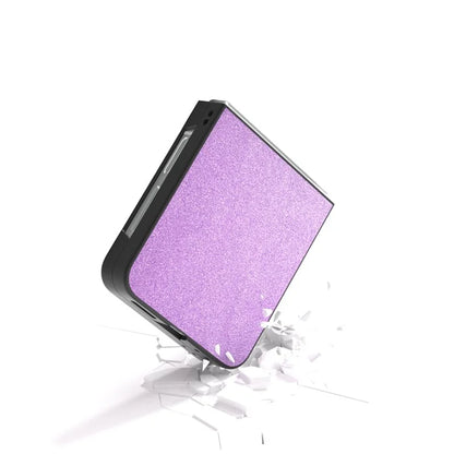 For Samsung Galaxy Z Flip6 5G Case Glitter Leather+PC Phone Cover