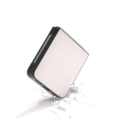 For Samsung Galaxy Z Flip6 5G Case Glitter Leather+PC Phone Cover
