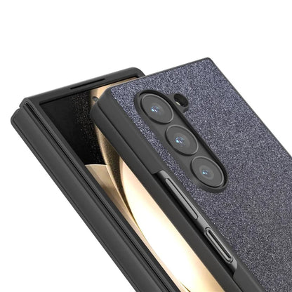 For Samsung Galaxy Z Fold6 5G Case Anti-Drop Glitter Leather+PC Phone Cover