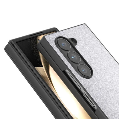For Samsung Galaxy Z Fold6 5G Case Anti-Drop Glitter Leather+PC Phone Cover