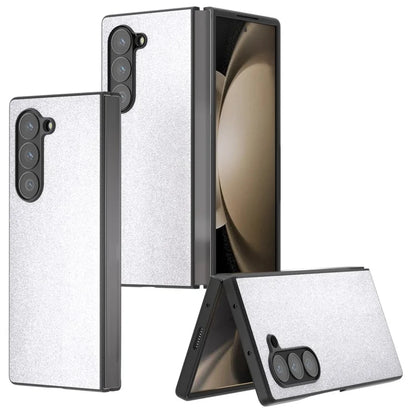 For Samsung Galaxy Z Fold6 5G Case Anti-Drop Glitter Leather+PC Phone Cover