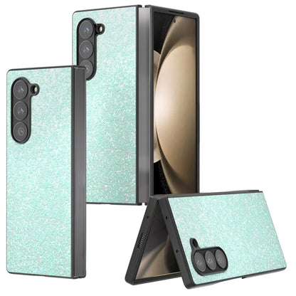 For Samsung Galaxy Z Fold6 5G Case Colored Glitter PU+PC Shockproof Phone Cover