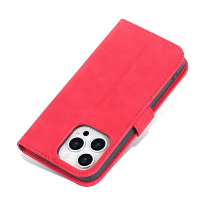 AZNS For iPhone 16 Pro Wallet Case Shockproof PU Leather Phone Cover