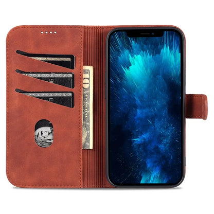 AZNS For iPhone 16 Pro Wallet Case Shockproof PU Leather Phone Cover