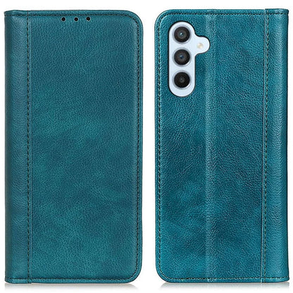 For Samsung Galaxy M35 5G Stand Case Split Leather Litchi Texture Wallet Phone Cover