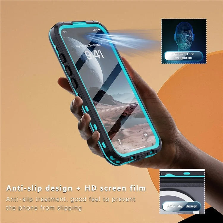 REDPEPPER Dot+ Series For iPhone 16 Phone Case Compatible with MagSafe IP68 Waterproof Clear Phone Cover