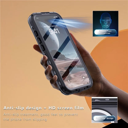 REDPEPPER Dot+ Series For iPhone 16 Phone Case Compatible with MagSafe IP68 Waterproof Clear Phone Cover