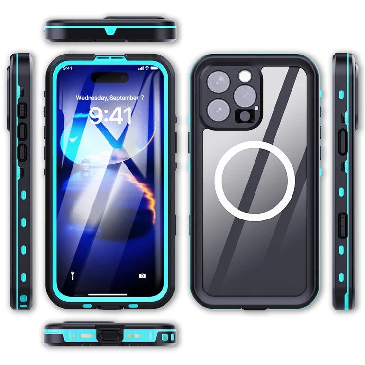REDPEPPER Dot+ Series For iPhone 16 Pro Max Phone Case Compatible with MagSafe IP68 Waterproof Clear Phone Cover