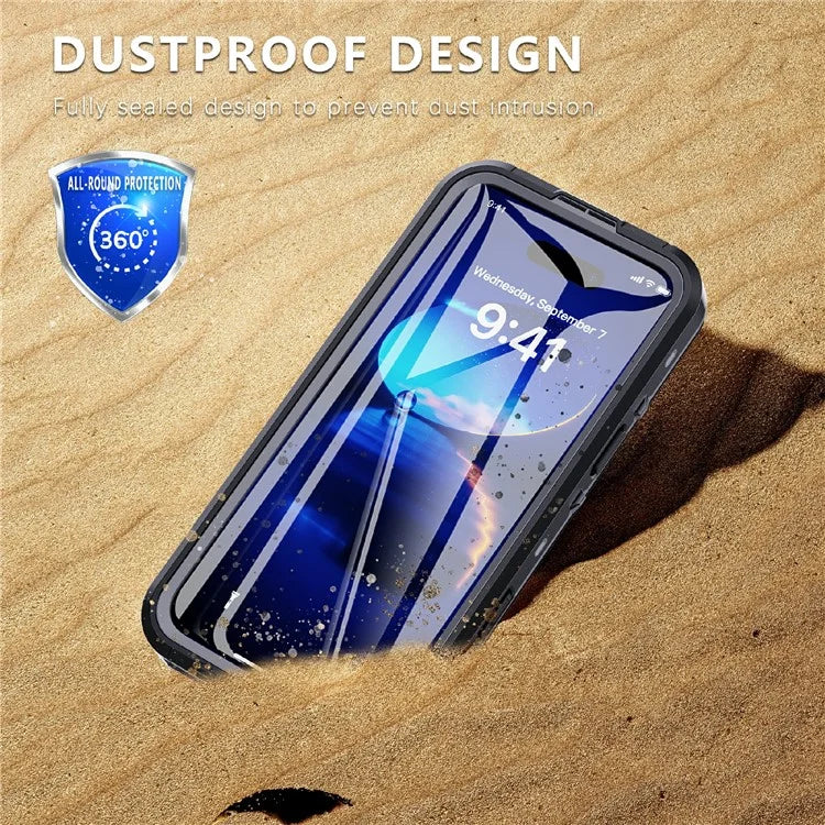 REDPEPPER Dot+ Series For iPhone 16 Pro Max Phone Case Compatible with MagSafe IP68 Waterproof Clear Phone Cover