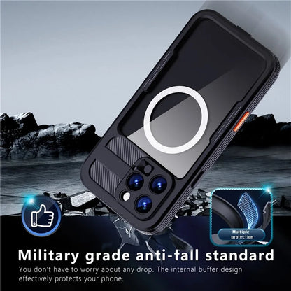 REDPEPPER For iPhone 16 Pro Max Case Compatible with MagSafe IP68 Waterproof Clear Phone Cover
