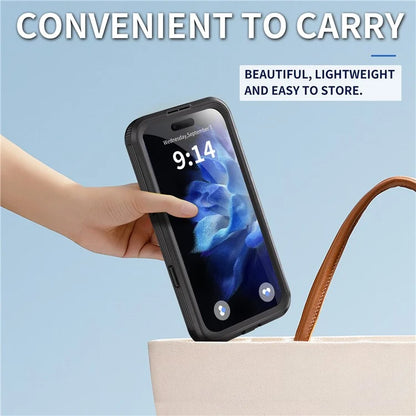 REDPEPPER For iPhone 16 Plus Case Compatible with MagSafe IP68 Waterproof Clear Phone Cover