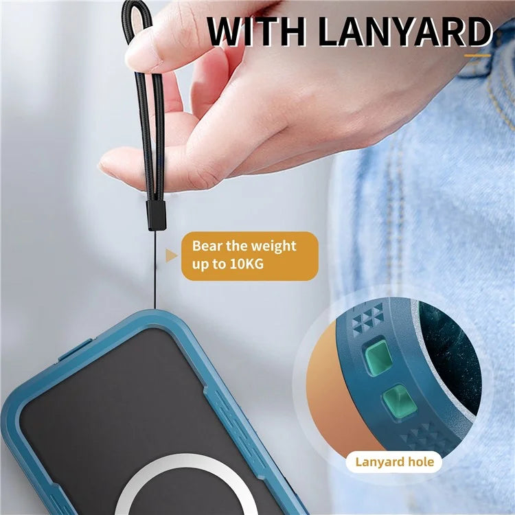 REDPEPPER For iPhone 16 Plus Case Compatible with MagSafe IP68 Waterproof Clear Phone Cover