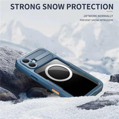REDPEPPER For iPhone 16 Plus Case Compatible with MagSafe IP68 Waterproof Clear Phone Cover