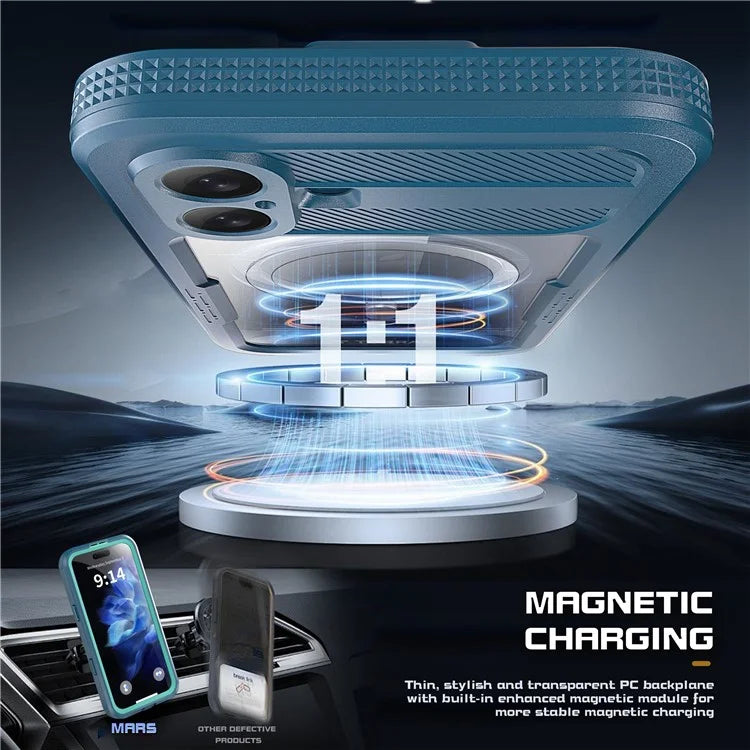 REDPEPPER For iPhone 16 Plus Case Compatible with MagSafe IP68 Waterproof Clear Phone Cover