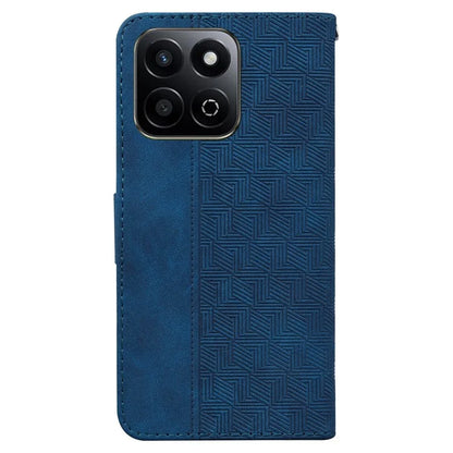 For Honor Play 60 Plus 5G Case Geometry Pattern Leather Wallet Phone Cover