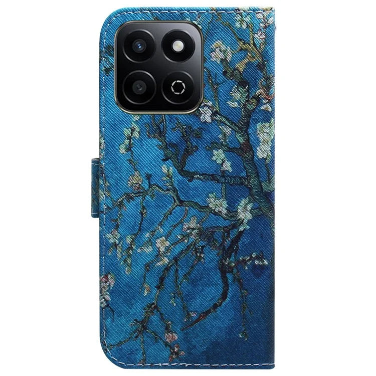 For Honor Play 60 Plus 5G Wallet Case Pattern Print Leather Phone Cover