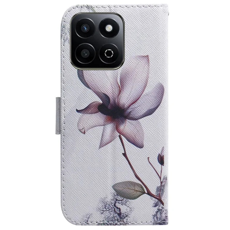 For Honor Play 60 Plus 5G Wallet Case Pattern Print Leather Phone Cover