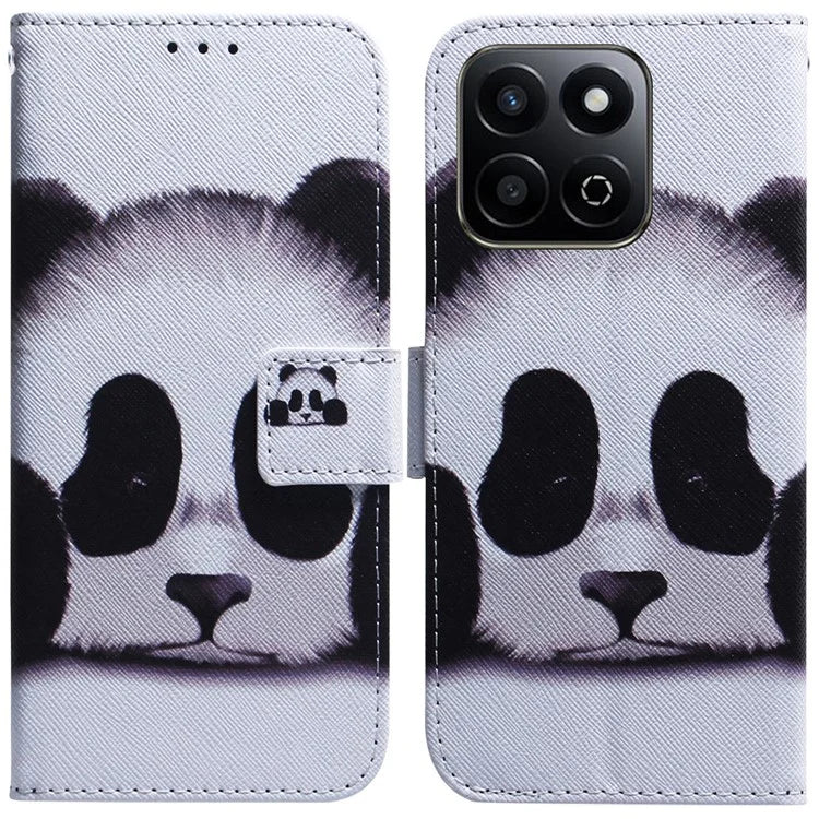 For Honor Play 60 Plus 5G Wallet Case Pattern Print Leather Phone Cover