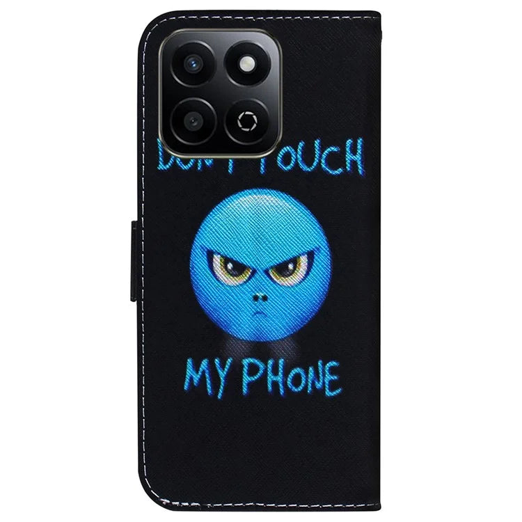 For Honor Play 60 Plus 5G Wallet Case Pattern Print Leather Phone Cover