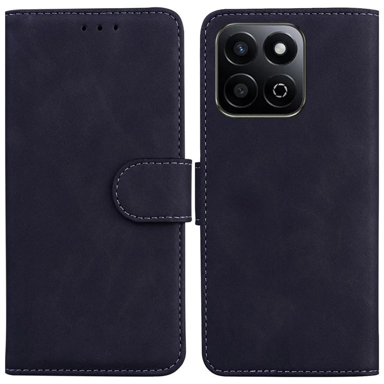 For Honor Play 60 Plus 5G Case Solid Color Leather Wallet Phone Cover
