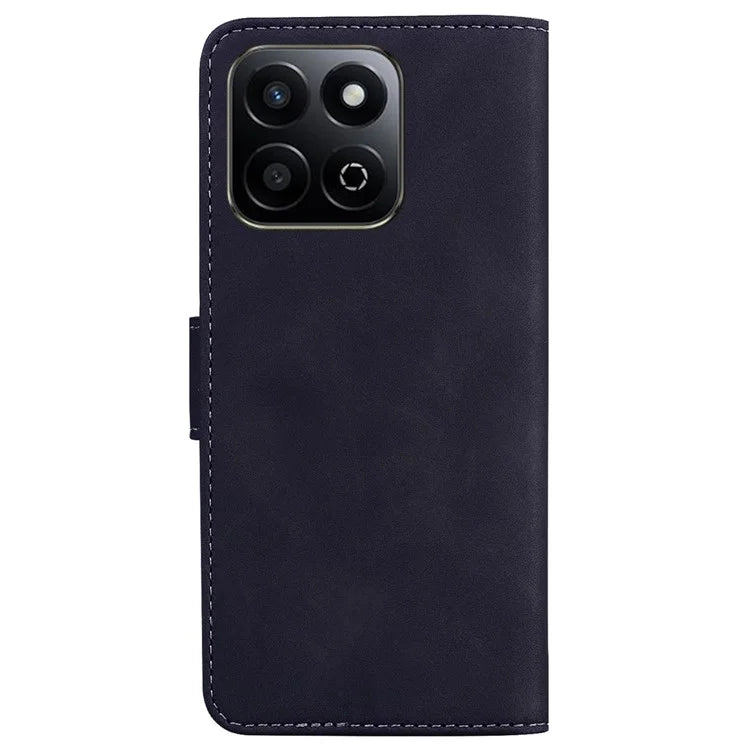 For Honor Play 60 Plus 5G Case Solid Color Leather Wallet Phone Cover