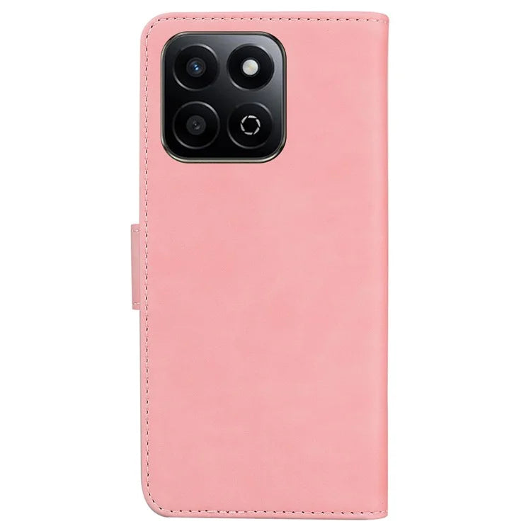 For Honor Play 60 Plus 5G Case Solid Color Leather Wallet Phone Cover