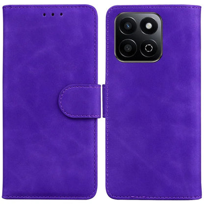 For Honor Play 60 Plus 5G Case Solid Color Leather Wallet Phone Cover