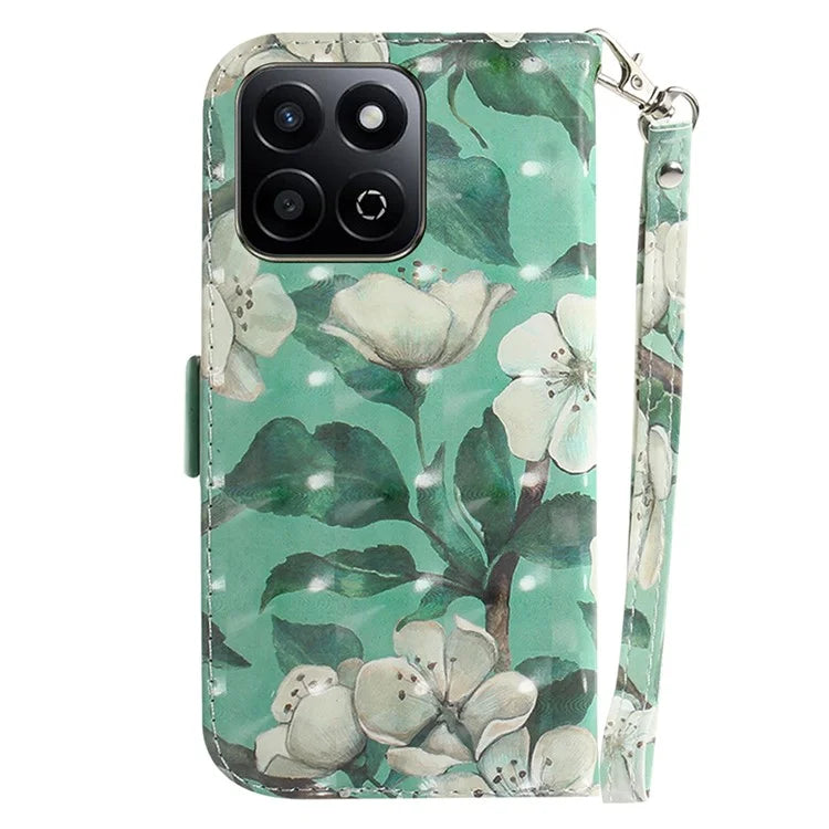 For Honor Play 60 Plus 5G Case Leather Wallet Phone Cover Pattern Printing