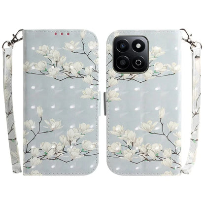 For Honor Play 60 Plus 5G Case Leather Wallet Phone Cover Pattern Printing