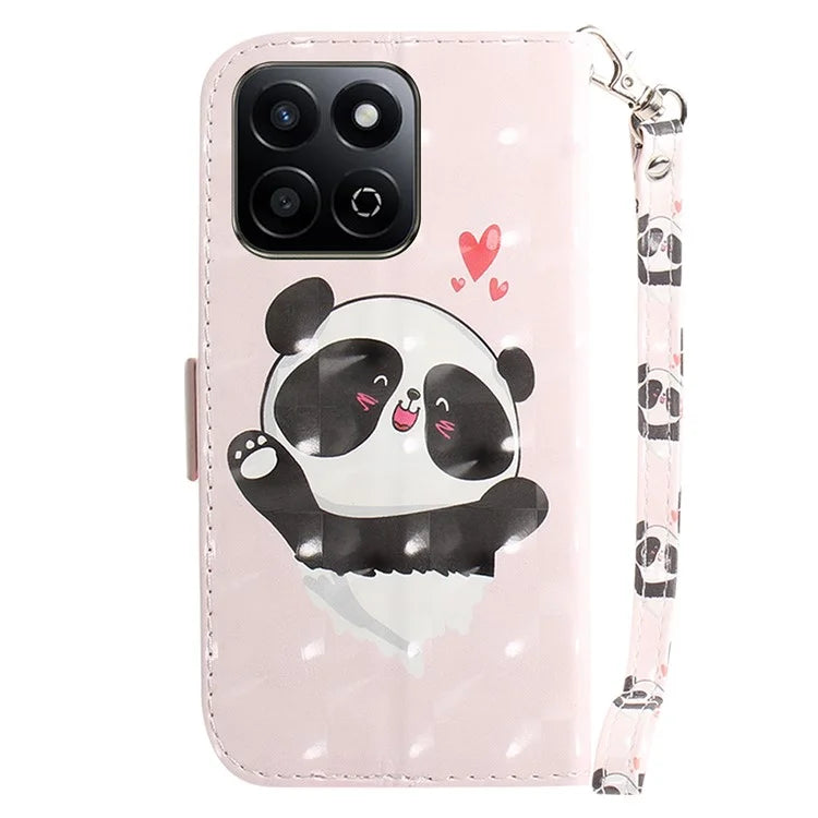 For Honor Play 60 Plus 5G Case Leather Wallet Phone Cover Pattern Printing
