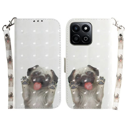 For Honor Play 60 Plus 5G Case Leather Wallet Phone Cover Pattern Printing