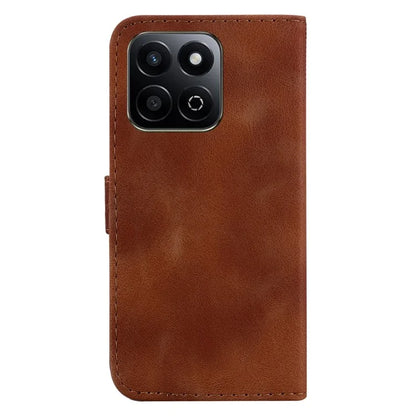 For Honor Play 60 Plus 5G Case 7-Shaped Pattern Imprint Leather Stand Phone Cover