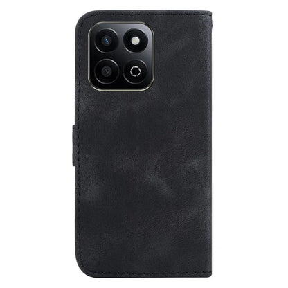 For Honor Play 60 Plus 5G Case 7-Shaped Pattern Imprint Leather Stand Phone Cover
