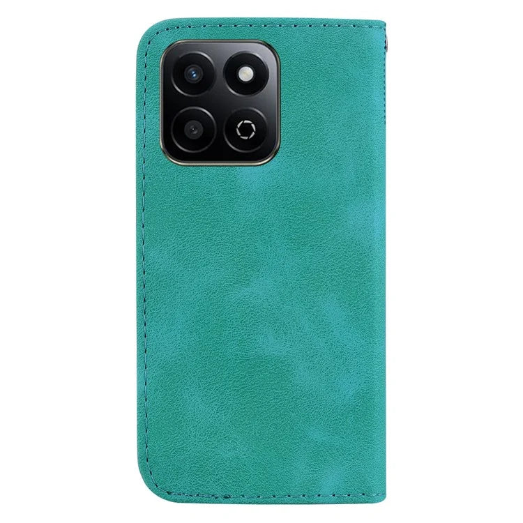 For Honor Play 60 Plus 5G Case 7-Shaped Pattern Imprint Leather Stand Phone Cover